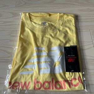 ニューバランス黄色ティーシャツロゴTシャツ