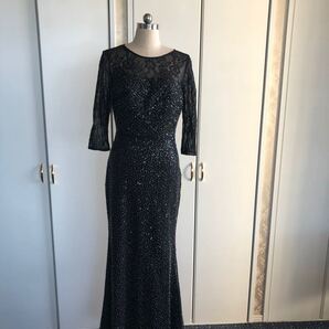 七分袖総レースマーメイドドレス演奏会ステージ二次会パーティーキャバ嬢ナイトクラブ