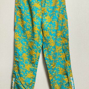 【M】SUPREME 20ss WARM UP PANT TEAL FLORAL