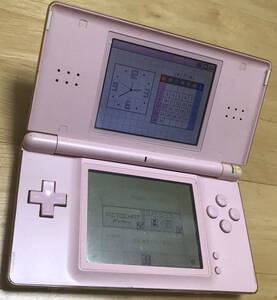【動作確認済み】Nintendo DS Lite ノーブルピンク