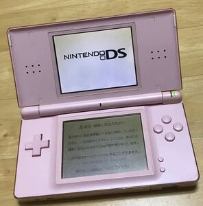 【動作確認済み】Nintendo DS Lite ノーブルピンク