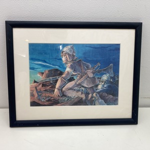 ▼三郷店 【中古】風の谷のナウシカ トルメキア戦役 オリジナルアートディスプレイ 複製原画 版画 絵画 ジブリ 宮崎駿監督の商品画像