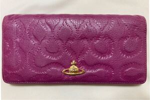 【訳あり品】Vivienne Westwood 長財布 ヴィヴィアンウエストウッド ワインレッド