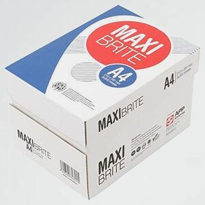 新品 目玉 自然色 APP 6-19 紙厚0.09mm 2500枚(500枚×5冊) コピ-用紙 MAXI BRITE A4 白色度87%