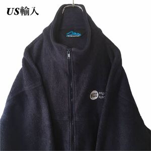 【US輸入】TRI MOUNTAIN フリースジャケット フルジップ 刺繍ロゴ FR14