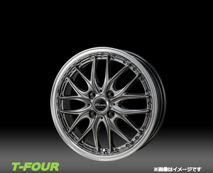 モンツァジャパン ワーウィック ディープランド 1台分(15×4.5J 4-100 INSET45)スズキ ワゴンRスティングレー MH34S MH44S(ブラック)