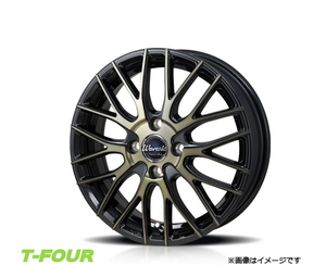 モンツァジャパン ワーウィック エンプレスメッシュ 1台分(16×5J 4-100 INSET45)ムーブ ムーブカスタム L175S L185S(ブラッククリア)