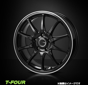 モンツァジャパン JPスタイルR10 アルミホイール4本 1台分(17×7J 5-114 INSET38)トヨタ RAV4 AXAH54 MXAA54(パールブラック)