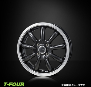 モンツァジャパン JPスタイル バーニー アルミホイール4本 1台分(16×6J 4-100 INSET42)トヨタ タンク ルーミー M900系(ガンメタ)