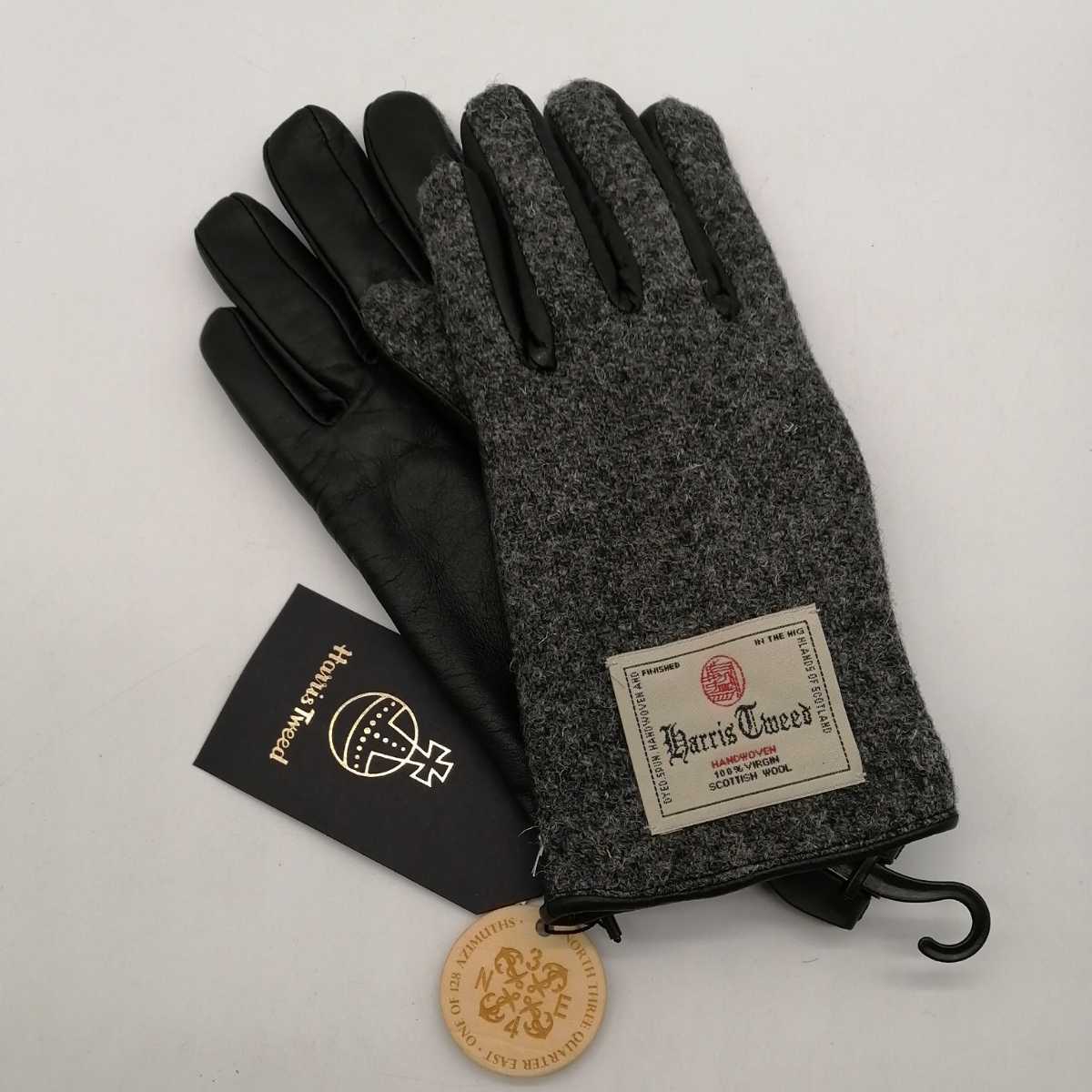 新品未使用 WTAPS HarrisTweed M Glove Leather