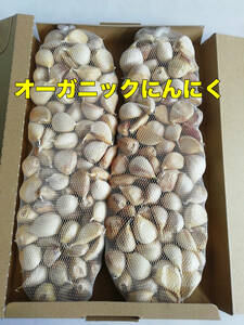有機にんにく　青森田子町産　自然農法栽培にんにく　M・Sサイズ混合バラ　400gx２袋