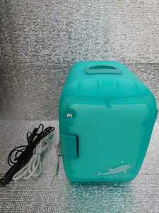 ポータブル 小型冷蔵庫 RM02B 2電源式 冷温庫 保温 アウトドア キャンプ 車載 水色 青