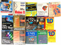 English PC Tutorial Books 英語版 OSマニュアル本 Unix, Linux, OS/2, DOS, Windows 3.1 NT 95 98_画像2