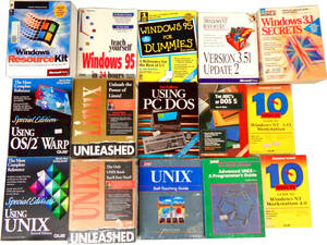 English PC Tutorial Books English version OS manual book@Unix, Linux, OS/2, DOS, Windows 3.1 NT 95 98