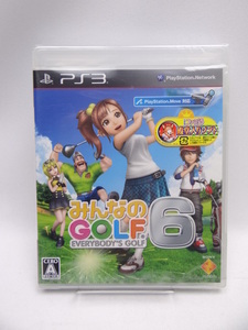 未開封品　PS3　みんなのGOLF 6