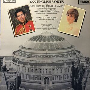 J LP The Rnyal Doulton Band at The Royal Albert Hall 1000 English Voices チャールズ皇太子 ダイアナ妃レコード 5点以上落札で送料無料