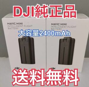 2個★DJI 純正 Mavic Mini 2400mAh 大容量バッテリー　新品未開封