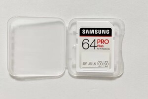 Samsung PRO Plus SDカード 64GB SDXC UHS-1 U3 100MB/s MB-SD64H/EC