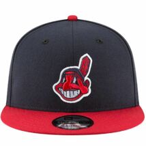 ラスト1点！ ワフー酋長 Newera ニューエラ 9FIFTY クリーブランド Indians インディアンス スナップバック 紺 赤 MLB メジャー USA正規品_画像2