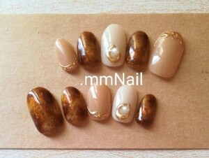 ネイルチップ ニュアンスネイル べっ甲ネイル ミラーネイル 付け爪