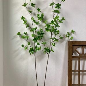 ドウダンツツジ　葉っぱたっぷりモデル2 フェイクグリーン　2本　110cm 枝　