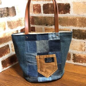 ハンドメイド☆リメイクデニム☆トートバッグ