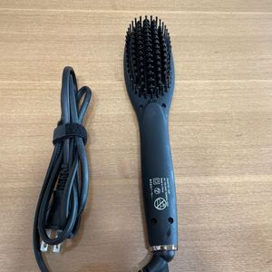 ヘアアイロン ブラシ型 ヘアブラシアイロン ストレートアイロンブラシ ストレートヒートブラシ 傷まない マイナスイオン