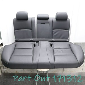 [B-15]BMW 523i LCI rear seats top and bottom interval. part left right seat side cushion complete set F10 XG20 used 