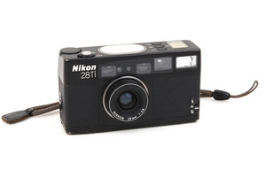 【美品】Nikon/ニコン 28Ti ブラック+Nikkor 28mm f2.8 コンパクト フィルムカメラ