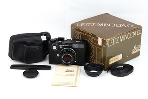 【コレクション美品】Leica/ライカ leitz minolta CL + M-Rokkor 40mm f2 セット