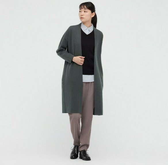 UNIQLO　スフレーヤンコットンコート