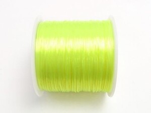 * code * string *ope long rubber stretch . nylon string neon yellow approximately 5M