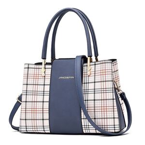 レディースハンドバッグ ショルダーバッグ 斜めがけ ハンドバッグ 肩掛け 女性 カバン PUレザー 2way 通勤 鞄 ブルー