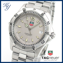 1円～ 3ヶ月保証付き 磨き済み 美品 本物 人気 TAGHEUER タグホイヤー 2000 WK1112 メンズ 時計_画像1