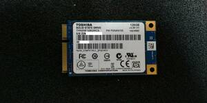 TOSHIBA SSD 128GB THNSNF128GMCS mSATA ((動作品・1枚限定！！))