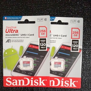 SanDisk Ultra SDSQUA4-256G-GN6MN (256GB) サンディスク マイクロSDカード 2枚セット