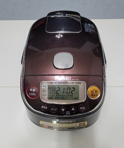 【2020年夏頃購入】象印 炊飯器 3合 圧力IH式 極め炊き プラチナ厚釜 ダークブラウン NP-RY05-TD