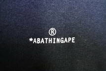 90's A BATHING APE BAPE ASNKA Crewneck size S エイプ スウェット トレーナー ブラック NIGO 初期_画像4