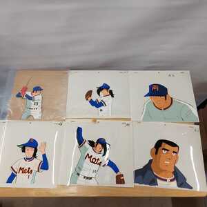  Song of Baseball Enthusiasts cell picture water island new . old thing 6 pieces set rare thing 