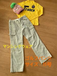 マンシングウェア ゴルフパンツ コーデュロイパンツ 秋冬パンツ