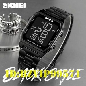 ab064:〈最高級＆高品質〉メンズ デジタルスポーツウォッチ 腕時計 ストップウォッチ ファッション LE