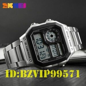 ab054:極上品・即決価格21800円 最高級 デジタル スポーツウォッチ メンズ 腕時計 多機能 おしゃ