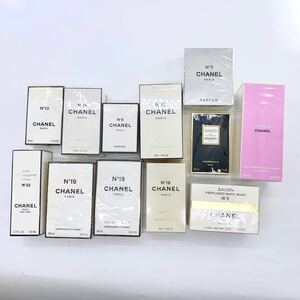 【完全未使用★未開封★CHANEL】DD-42 シャネル 21点セット シャネル香水 箱 香水 フレグランス コスメ 大量まとめ No.5 No.19 COCO