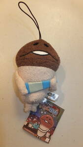 *Funny Plush toy*...... nameko cultivation kit nameko hood mascot USED IN JAPAN 12Cm