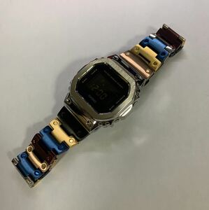 G-SHOCK Gショック ジーショック CASIO カシオ デジタル 腕時計 dw-5600ws-1erステンレスフルメタルカスタム　クォーツ腕時計