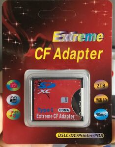 SDカード⇒ CFカード 変換アダプタ 16gb 32gb 64gb等メモリー
