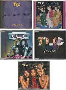 ■ TLC / Creep, Waterfalls, No Scrubs, Girl Talk, Damaged ◇ Remix 多数収録！ CDS まとめ 5枚セット 【中古CDシングル】