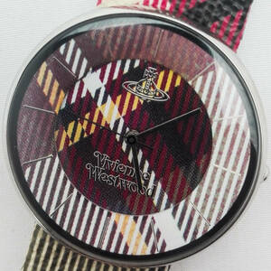 Vivienne Westwood　腕時計　チェック　VV020BR　マルチカラー　クォーツ　レディース　ブランド時計