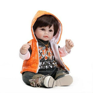 【送料無料/税込】 リボーンドール 赤ちゃん人形 ベビー人形 ベビードール リアル ハンドメイド 衣装付き ユニセックス 男の子 女の子