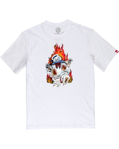 [45%OFF]ELEMENT men's [GHOSTBUSTERS] T-shirt L white ghost Buster z Element 